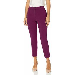 TAHARI Women's Size 16 Mulberry Purple Slim-leg Ankle Pants Bundle Deal 3/$20